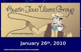 January 26th, 2010 Thanks to Mike Perez and Chris Ritchie for ...