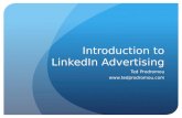 Introduction to Linked in Advertising