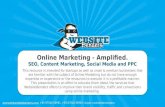 Amplify online marketing for better brand visibility, website traffic and conversions