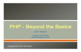 PHP - Beyond the Basics