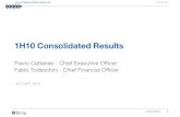 Flavio Cattaneo: la Presentazione 1H 2010 Consolidated Results