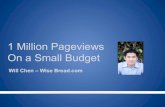 1 Million Page Views on a Small Budget by Will Chen
