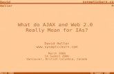 Download slides for 'What do AJAX, RIAs and Web 2.0 Really ...
