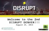 DisruptHR Denver, CO - August 21, 2014