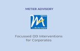 Focused OD Interventions for Corporates by Metier Advisory