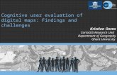 Ooms - Cognitive user evaluation of digital maps: findings and challenges
