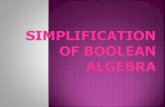 simplification of boolean algebra