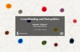 Crowdfunding and post-politics