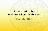 State of the University Address 2010