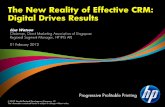 Best Practices in Effective CRM: Digital Drives Results by L Watson 01 Feb-2012