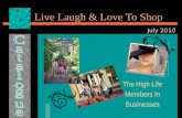 Live laugh & love to shop catalogue