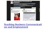 Teaching Business Communication and Employment