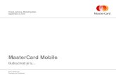 MasterCard - mobilní platby v České republice