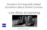 Career FAQ's for online student
