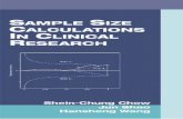 Sample Size Calculations in Cl
