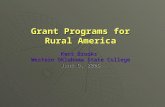 Grant Programs for Rural Education