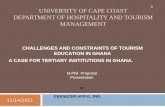 Challenge of tourism education