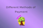 Different methods of payments