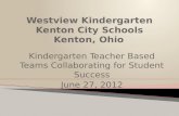 Kindergarten Teacher-Based Teams: Collaborating for Student Success