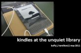 Kindles at The Unquiet Library