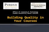 Building Quality into Your Courses