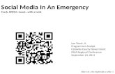 FBLA - social media in an emergency