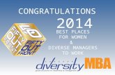 DiversityMBA 2014 50 Out Front Companies for Diverse & Women Executives