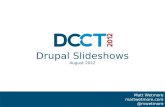 Drupal slideshows dcct2012