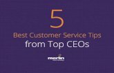 5 Best Customer Service Tips from Top CEOs