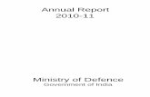 Annual report 2011 - Ministry of Defence, India