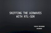 Sniffing the airwaves with rtl sdr