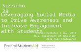 Leveraging Social Media to Drive Awareness and Increase Engagement with Students