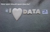 How open should open data be?