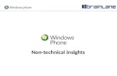 WP7 non-technical insights