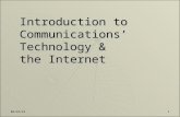 Lecture 8 - Communications