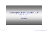 CDO market primer by Kensington Blake Capital