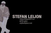 Stefan Leijon - Portfolio (a selection)