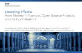Crowding Effects: How Money Influences Open Source Projects and its Contributors