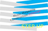 Music magazine construction indesi gn