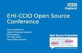 Update on NHS open source programme, Richard Jefferson, Head of business systems, NHS England