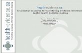 health-evidence.ca: A Canadian resource for facilitating evidence-informed public health decision making