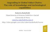 Global Value Chain and technological capabilities