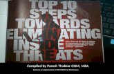 Top 10 steps towards eliminating inside threats by paresh thakkar