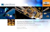 Terahertz materials characterization in extreme environments