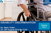 Disability Discrimination Webinar Slides