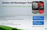 Webinar: Build a Nokia Series 40 web app in one hour