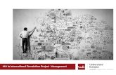MA in International Translation Project Management/Who are our partners
