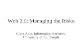 Web 2.0: Managing the Risks