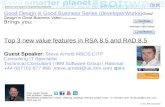 RSA and RAD 8.5 Top New Value Features