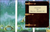 Leather bound journal maria